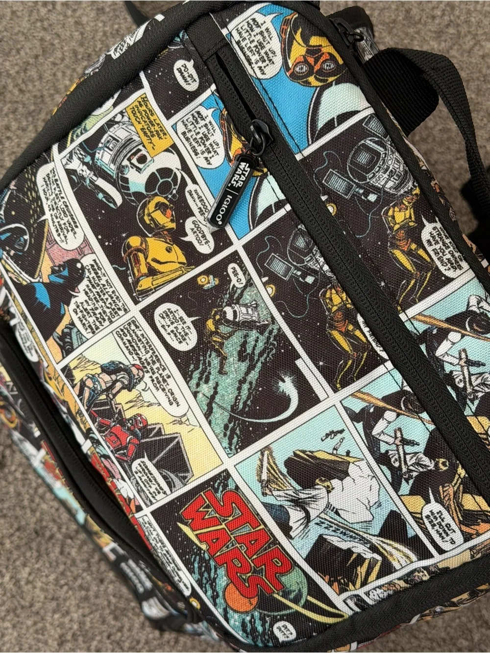 Igloo Star Wars Comic Cooler Backpack - Black Multi